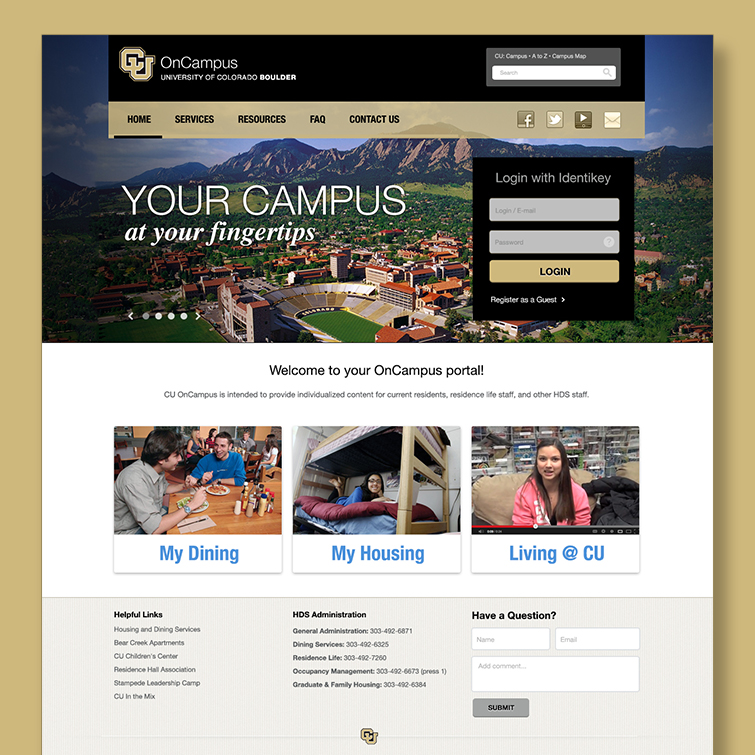 University of Colorado OnCampus Portal